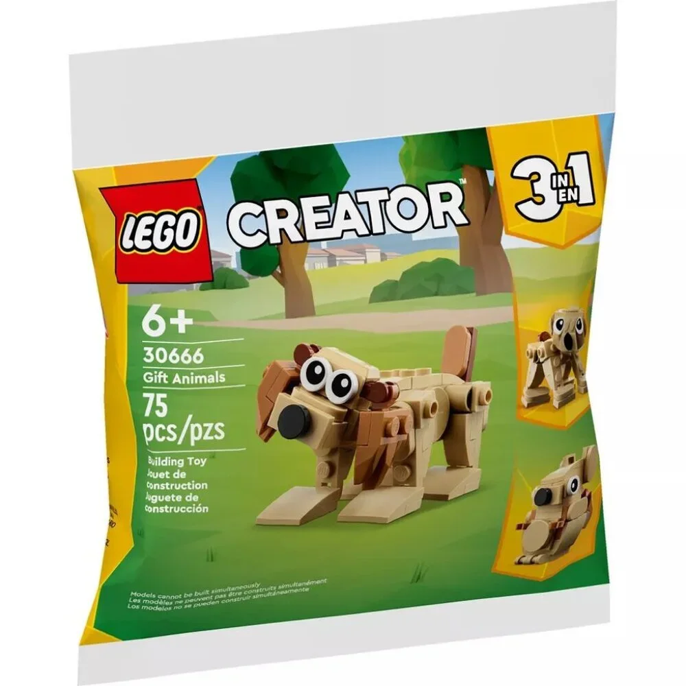 Lego Creator 3in1 Gift Animals Brick Building Toy Set 30666 Ages‎ 6+ 75 Piece